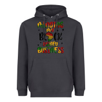 Smoke minding my black owned business Heavyweight Hoodie - MaliasSmallBusiness