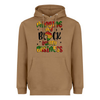 Toasted Coconut minding my black owned business Heavyweight Hoodie - MaliasSmallBusiness