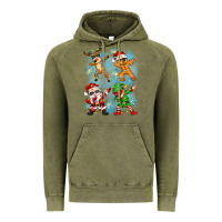 Vintage Olive dabbing christmas Vintage Hoodie - Zillion Design Studio