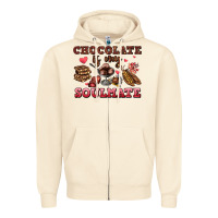 Sandshell chocolate is my soulmate Zipper Hoodie - AdoDesignShop