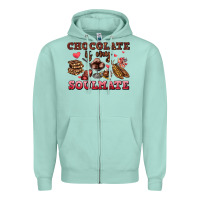 Seafoam chocolate is my soulmate Zipper Hoodie - AdoDesignShop