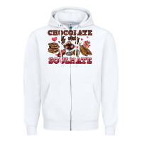 White chocolate is my soulmate Zipper Hoodie - AdoDesignShop