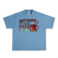Pebble Blue hot cocoa and christmas movies Urban Heavy Tee - CowhideDigitalArt