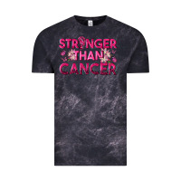 Cloud Black Stronger Than Cancer Vintage Tee - texasbilliewilder