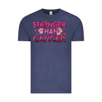 Vintage Denim Stronger Than Cancer Vintage Tee - texasbilliewilder