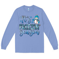 Colony Blue it s freezin season Long Sleeve Tee - JahusDesignShop