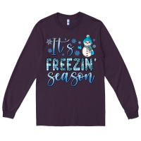 Plum it s freezin season Long Sleeve Tee - JahusDesignShop