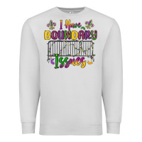 Dove Grey i have boundary issues Premium Sweatshirt - MaliasSmallBusiness