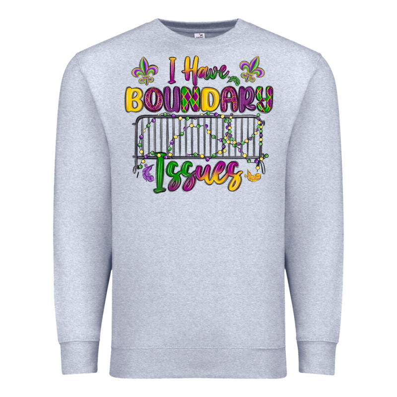 I Have Boundary Issues Premium Sweatshirt by MaliasSmallBusiness | Teevron