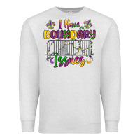 Oatmeal Heather i have boundary issues Premium Sweatshirt - MaliasSmallBusiness