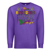 Purple i have boundary issues Premium Sweatshirt - MaliasSmallBusiness