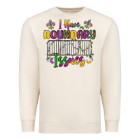 Sandshell i have boundary issues Premium Sweatshirt - MaliasSmallBusiness