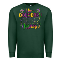 Sports Green i have boundary issues Premium Sweatshirt - MaliasSmallBusiness
