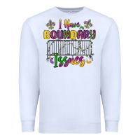 White i have boundary issues Premium Sweatshirt - MaliasSmallBusiness