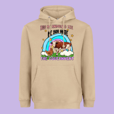 Buy Me Animals Heavyweight Hoodie Designed By Maliassmallbusiness