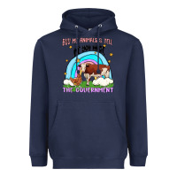 Navy buy me animals Heavyweight Hoodie - MaliasSmallBusiness