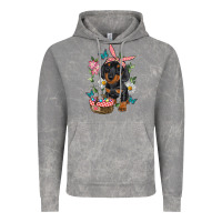 Cloud Rock easter dachshund Vintage Hoodie - RanaPortraitStore