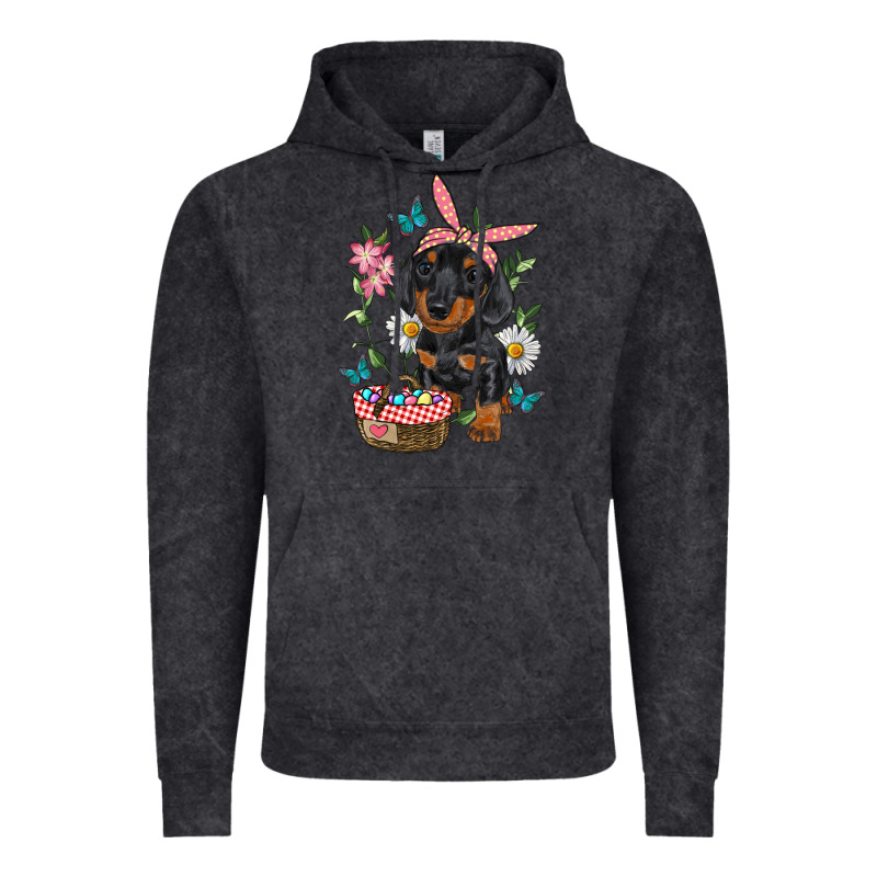 Easter Dachshund Vintage Hoodie by RanaPortraitStore | Teevron