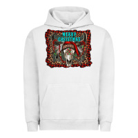 Pigment Lunar Rock merry christmas bull skull Urban Hoodie - RanaPortraitStore