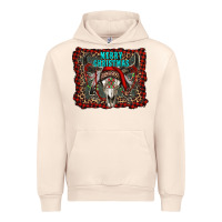 Sandshell merry christmas bull skull Urban Hoodie - RanaPortraitStore