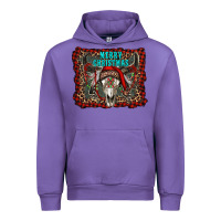 Tulip merry christmas bull skull Urban Hoodie - RanaPortraitStore