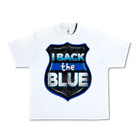 I Back The Blue 4th Of July Urban Heavy Tee | Teevron