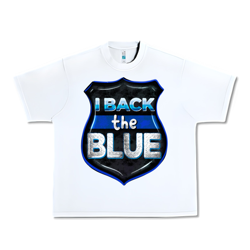 I Back The Blue 4th Of July Urban Heavy Tee by CowGirlArtShop | Teevron
