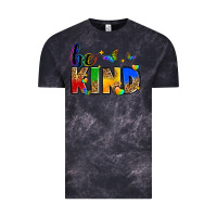 Cloud Black be kind Vintage Tee - Zillion Design Studio