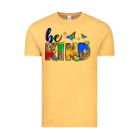 Vintage Mustard be kind Vintage Tee - Zillion Design Studio