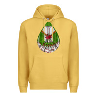Antique Gold baseball and western roses teardrop  2 Premium Hoodie - BundleAndBundleShop