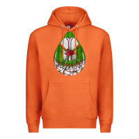Carrot baseball and western roses teardrop  2 Premium Hoodie - BundleAndBundleShop