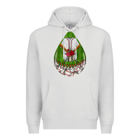 Dove Grey baseball and western roses teardrop  2 Premium Hoodie - BundleAndBundleShop