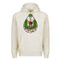 Oatmeal Heather baseball and western roses teardrop  2 Premium Hoodie - BundleAndBundleShop