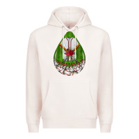Pale Pink baseball and western roses teardrop  2 Premium Hoodie - BundleAndBundleShop