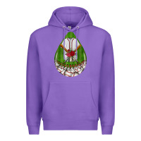 Purple baseball and western roses teardrop  2 Premium Hoodie - BundleAndBundleShop
