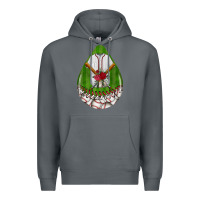 Rock baseball and western roses teardrop  2 Premium Hoodie - BundleAndBundleShop