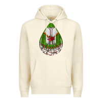 Sandshell baseball and western roses teardrop  2 Premium Hoodie - BundleAndBundleShop