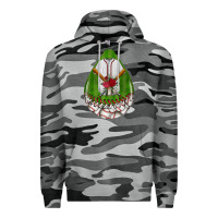 Slate Camo baseball and western roses teardrop  2 Premium Hoodie - BundleAndBundleShop