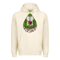 Tofu baseball and western roses teardrop  2 Premium Hoodie - BundleAndBundleShop