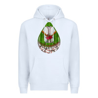 White baseball and western roses teardrop  2 Premium Hoodie - BundleAndBundleShop