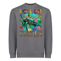 Storm just a girl who loves turtles Heavyweight Sweatshirt - texasbilliewilder