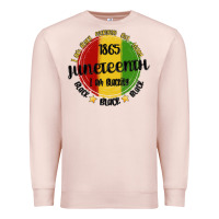 Pale Pink i am black everyday but today juneteenth Premium Sweatshirt - MaliasSmallBusiness
