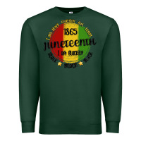 Sports Green i am black everyday but today juneteenth Premium Sweatshirt - MaliasSmallBusiness
