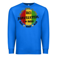 True Royal i am black everyday but today juneteenth Premium Sweatshirt - MaliasSmallBusiness