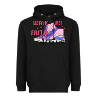 Black walk by faith Heavyweight Hoodie - MaliasSmallBusiness