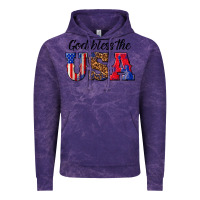 Cloud Purple god bless the usa Vintage Hoodie - texasbilliewilder