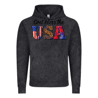 Vintage Black god bless the usa Vintage Hoodie - texasbilliewilder