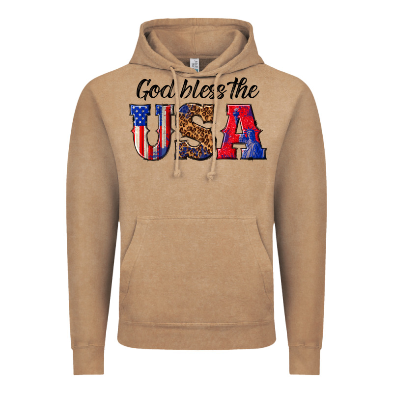 God Bless The Usa Vintage Hoodie by texasbilliewilder | Teevron
