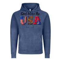 Vintage Denim god bless the usa Vintage Hoodie - texasbilliewilder