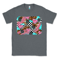 Charcoal Heather race day background Classic Tee - AdoDesignShop
